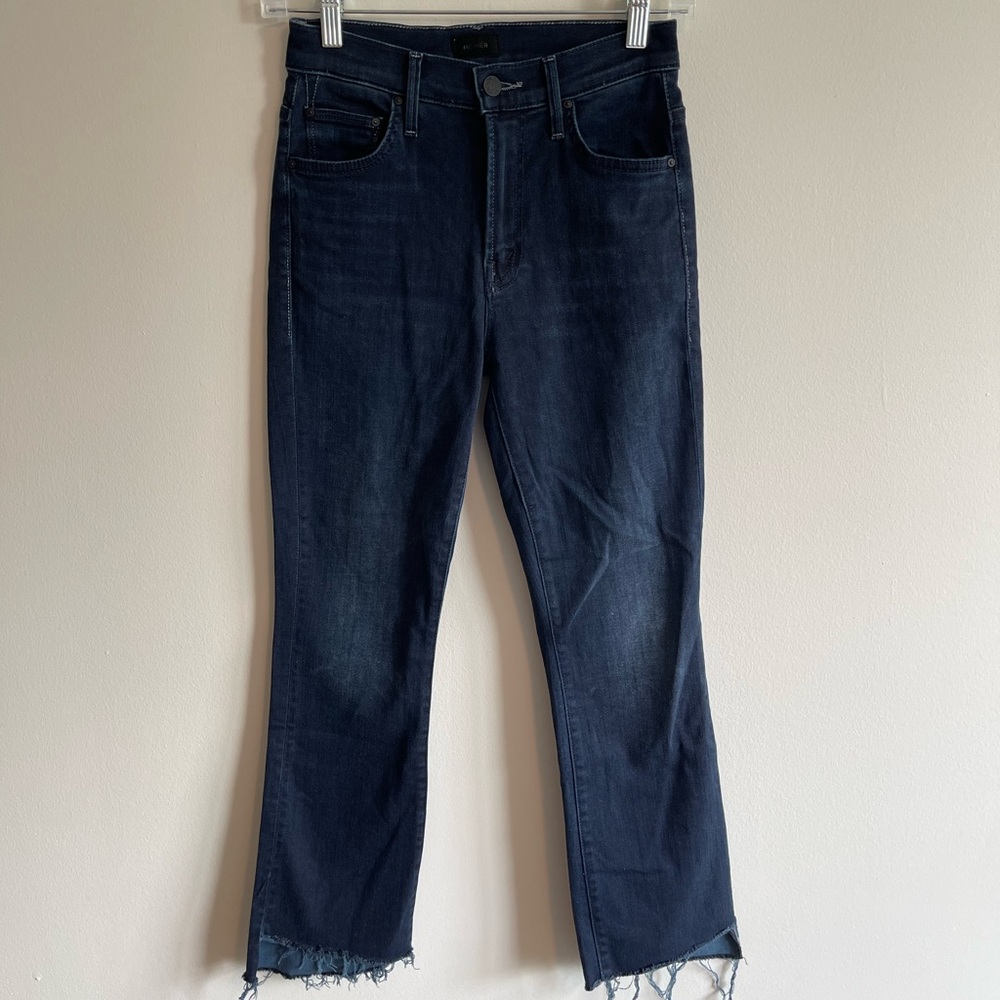 MOTHER dark blue denim jeans